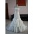 A-line Strapless Chapel Train Bridal Wedding Dresses WD010079