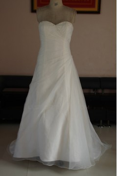 A-line Sweetheart Floor Length Bridal Wedding Dresses WD010086