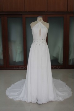 Sheath/Column Chiffon Bridal Wedding Dresses WD010106