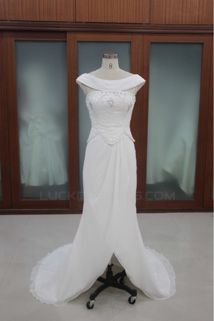 Sheath/Column Bridal Wedding Dresses WD010114
