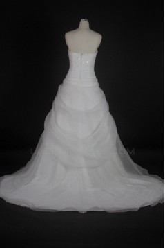 A-line Sweetheart Beaded Lace Bridal Wedding Dresses WD010132