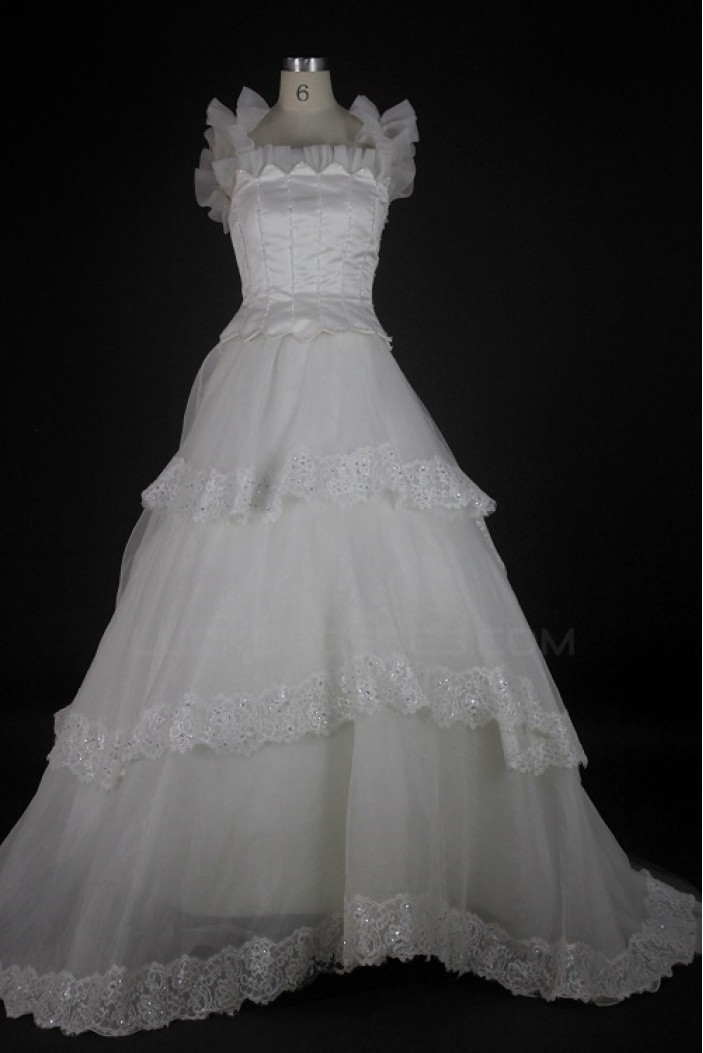 A-line Bridal Wedding Dresses WD010136