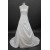 A-line Strapless Court Train Bridal Wedding Dresses WD010138