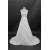A-line Strapless Court Train Bridal Wedding Dresses WD010139