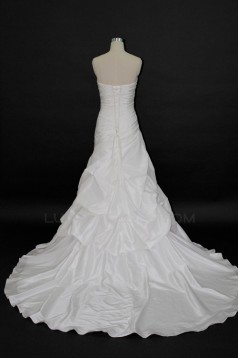 Cheap A-line Strapless Bridal Wedding Dresses WD010141