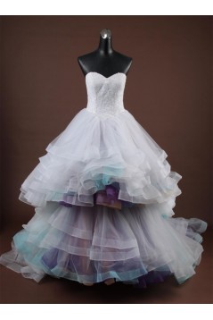 Ball Gown Sweetheart Court Train Bridal Wedding Dresses WD010168