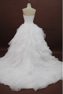 Ball Gown Sweetheart Chapel Train Bridal Wedding Dresses WD010172