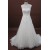 A-line Chapel Train Beaded Lace Bridal Wedding Dresses WD010179