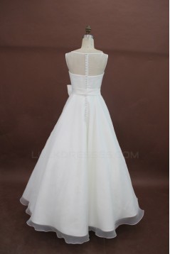 A-line Floor Length Bridal Wedding Dresses WD010208
