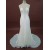 Sheath/Column Halter Sweep Train Beaded Chiffon Bridal Wedding Dresses WD010212