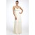 Sheath/Column Beaded Chiffon Bridal Wedding Dress WD010235