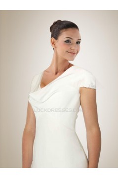 Trumpet/Mermaid Short Sleeves Bridal Gown WD010257