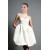 Short Ball Gown Beaded V-neck Bridal Gown WD010273