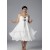A-line Sweetheart Short Chiffon Plus Size Bridal Gown WD010275