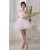 A-line One Shoulder Short/Mini Beaded Bridal Wedding Dresses WD010282
