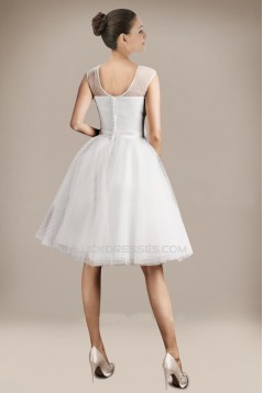 A-line Short Bridal Wedding Dresses WD010302