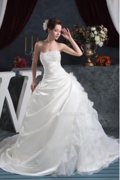 Ball Gown Strapless Bridal Wedding Dresses WD010304