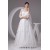 A-line Off the Shoulder 3/4 Sleeves Lace Bridal Wedding Dresses WD010327