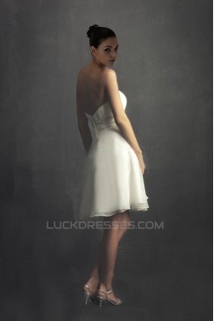 A-line Sweetheart Short Bridal Wedding Dresses WD010329