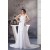 Empire One Shoulder Chiffon Bridal Maternity Wedding Dresses WD010333