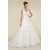 A-line V-neck Lace Bridal Wedding Dresses WD010345