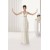 Empire V-neck Beaded Chiffon Maternity Bridal Wedding Dresses WD010352