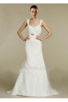 Trumpet/Mermaid Court Train Straps Bridal Wedding Dresses WD010372