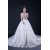 A-line Sweetheart Beaded Cathedral Train Bridal Wedding Dresses WD010399