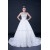 A-line Strapless Beaded Bridal Wedding Dresses WD010401