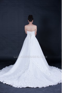 A-line Sweetheart Lace Bridal Wedding Dresses WD010406