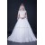 Ball Gown Off the Shoulder Beaded Lace Bridal Wedding Dresses WD010410