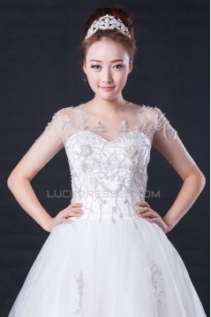 Ball Gown Beaded Bridal Wedding Dresses WD010417