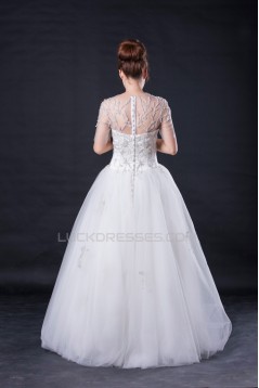 Ball Gown Beaded Bridal Wedding Dresses WD010417