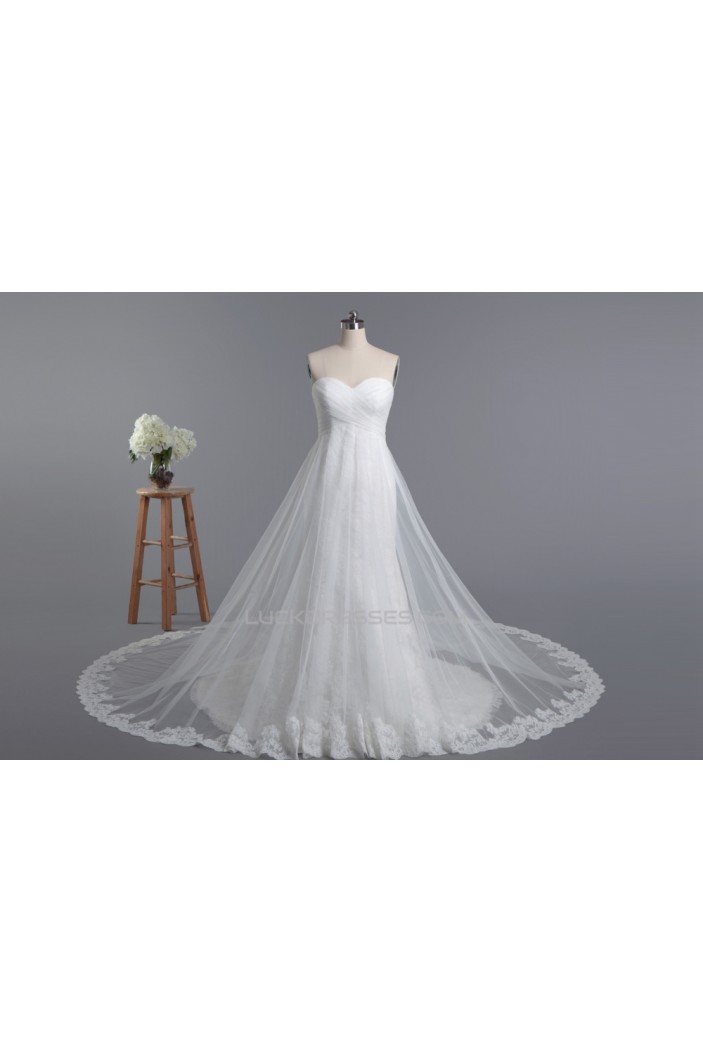 Trumpet/Mermaid Sweetheart Lace Bridal Wedding Dresses WD010425