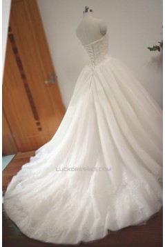 Ball Gown Strapless Bridal Gown Wedding Dress WD010454