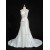 Trumpet/Mermaid Strapless Beaded Bowknot Bridal Gown Wedding Dress WD010471