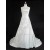 A-line Strapless Beaded Bridal Gown Wedding Dress WD010485