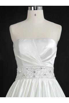 Ball Gown Strapless Beaded Bridal Gown Wedding Dress WD010491