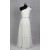 Sheath/Column Beaded One Shoulder Chiffon Bridal Gown Wedding Dress WD010493