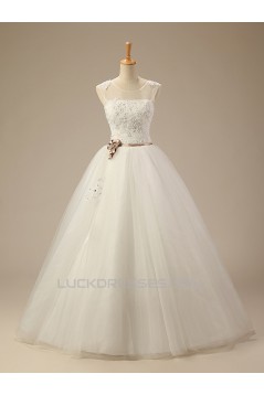 Ball Gown Lace Beaded Bridal Wedding Dresses WD010504