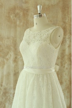 A-line Short Lace Bridal Wedding Dresses WD010528