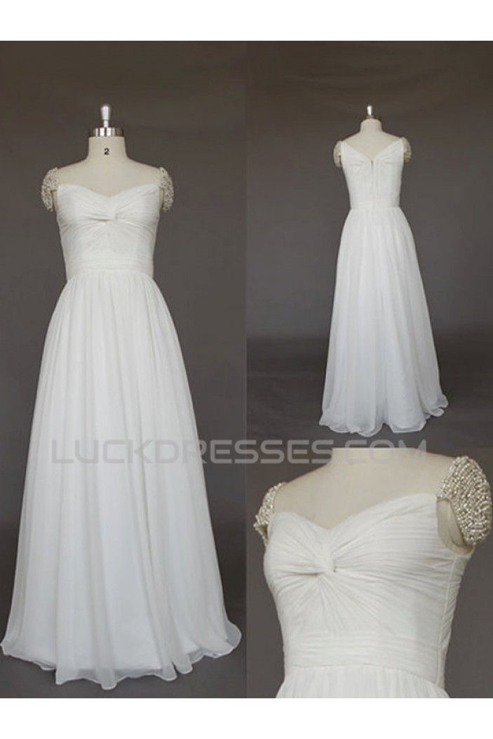 A-line Chiffon Bridal Wedding Dresses WD010586