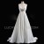 A-line V-neck Beaded Bridal Wedding Dresses WD010592