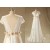 A-line Short Sleeves Chiffon and Lace Bridal Wedding Dresses WD010608
