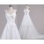A-line V-neck Beaded Lace Bridal Wedding Dresses WD010617