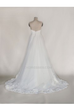 A-line Sweetheart Lace Bridal Wedding Dresses WD010630