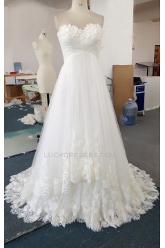 A-line Sweetheart Lace Bridal Wedding Dresses WD010630
