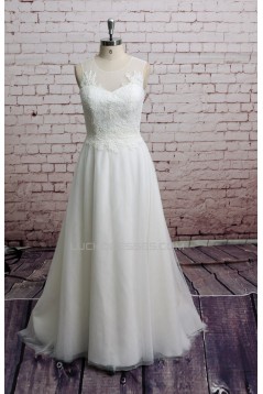A-line Lace Bridal Wedding Dresses WD010645