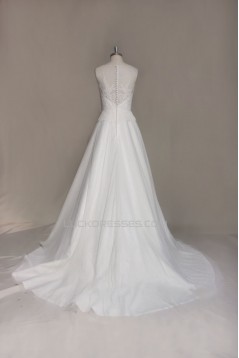 A-line Lace Bridal Wedding Dresses WD010654