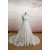 A-line Off the Shoulder Half Sleeves Lace Bridal Gown Wedding Dress WD010718
